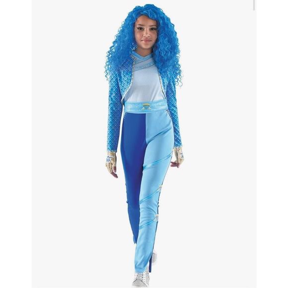 NWT DISNEY Descendants 4 The Rise of Red Chloe Costume Girls XL 14-16 NIP Hallow - Picture 1 of 15